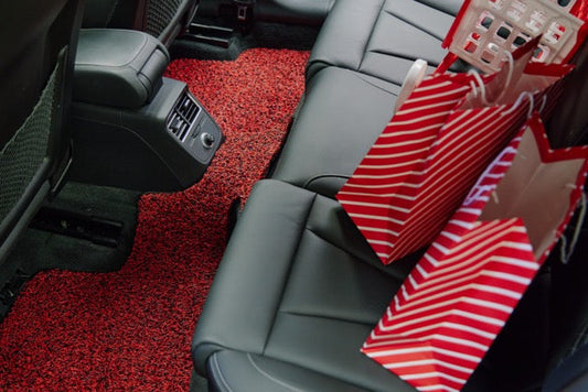 Custom fit floor mats installed in a BMW interior in Australia