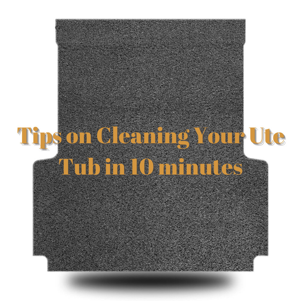 Tips on Cleaning Your Ute Tub