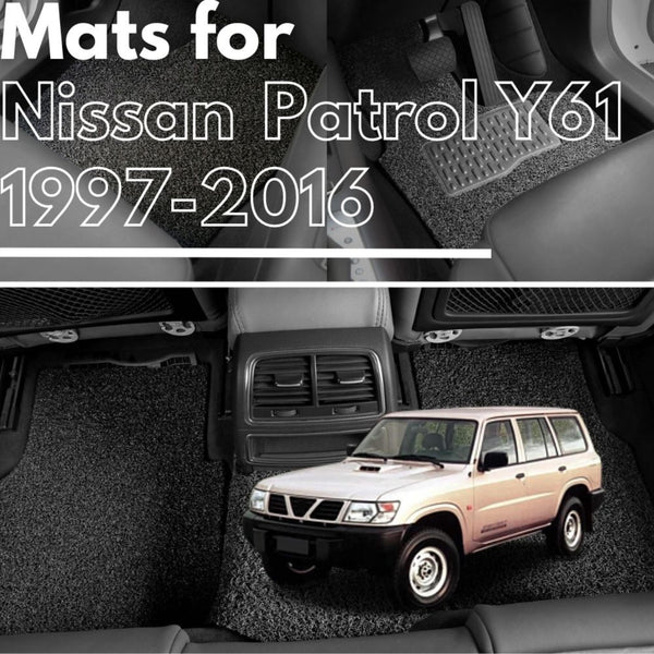 for Nissan Patrol Y61 SUV (Y61/GU)1997-2016, Premium Car Floor Mats