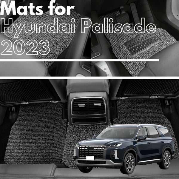 for Hyundai Palisade 8 Seater2021-Current, Premium Car Floor Mats