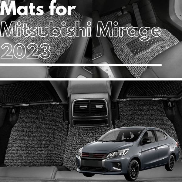 for Mitsubishi Mirage 2012-Current, Premium Car Floor Mats