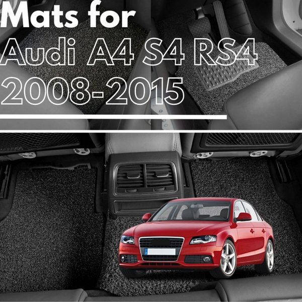 for Audi A4 S4 RS4 (B8)2008-2015, Premium Car Floor Mats