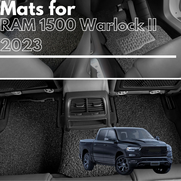 for RAM 1500 Warlock II (DT)2019-Current, Premium Car Floor Mats