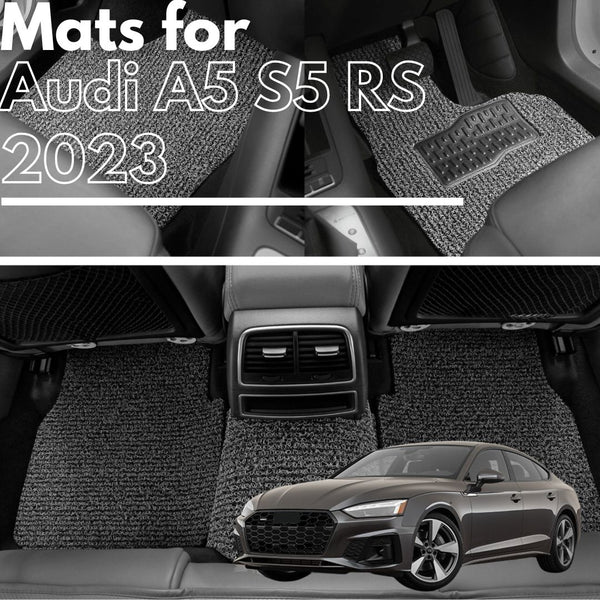 for Audi A5 S5 RS5 (Coupe/Cabriolet)2017-Current, Premium Car Floor Mats