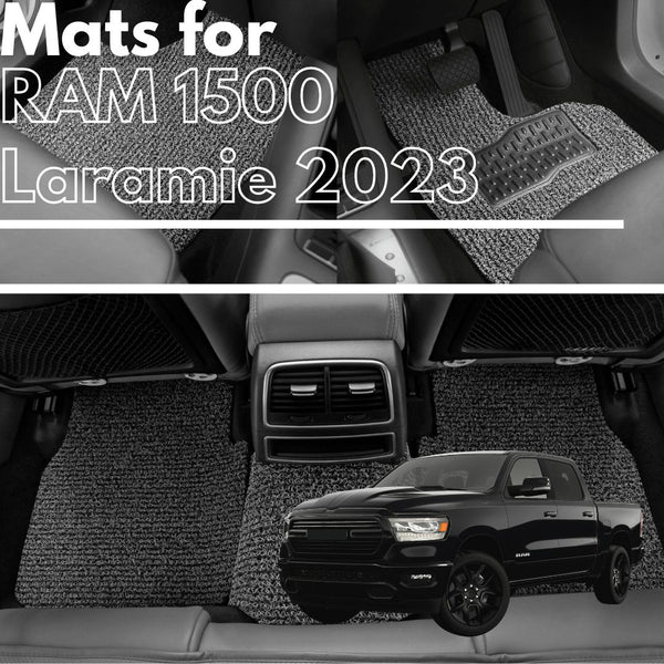 for RAM 1500 Laramie (DT)2019-Current, Premium Car Floor Mats