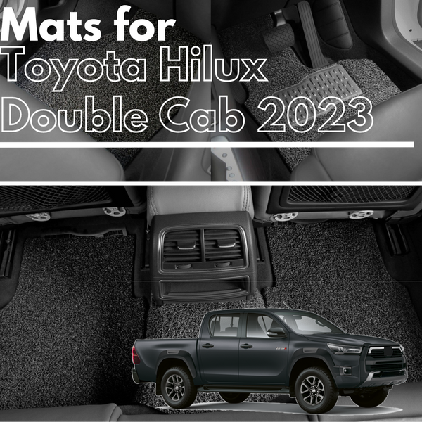 for Toyota Hilux Double Cab 2015-Current, Premium Car Floor Mats