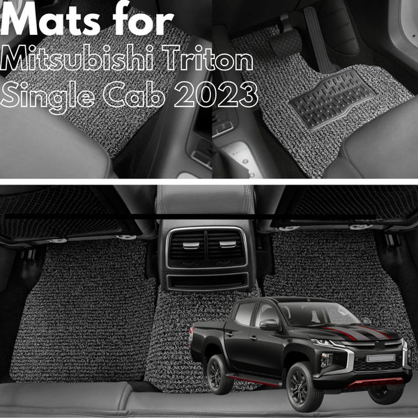 for Mitsubishi Triton Single Cab (ML MN)2006-2012, Premium Car Floor Mats