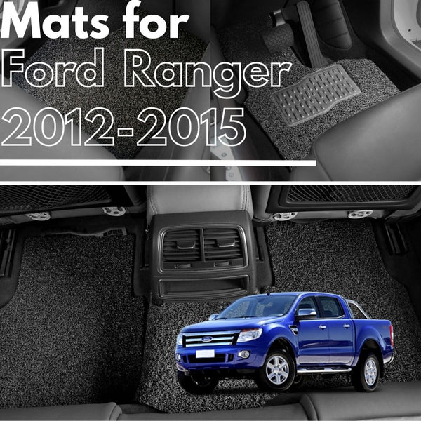 for Ford Ranger (PX Dual Cab Ute)2012-2015, Premium Car Floor Mats
