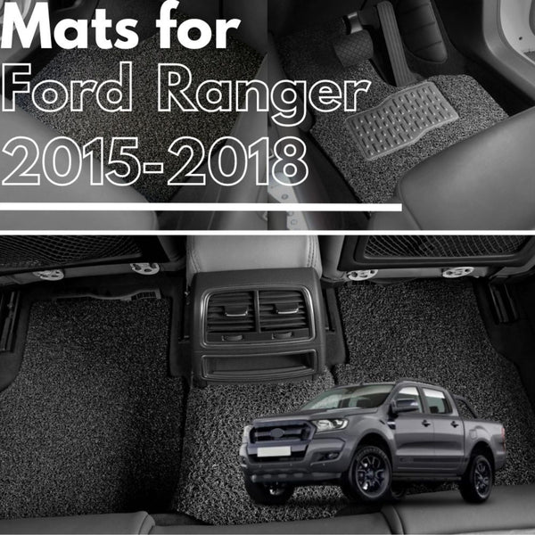 for Ford Ranger (PX2 Dual Cab Ute)2015-2018, Premium Car Floor Mats