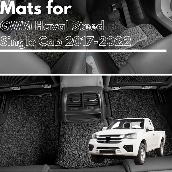 for GWM Haval Steed Single Cab (Wingle 6)2017-2022, Premium Car Floor Mats