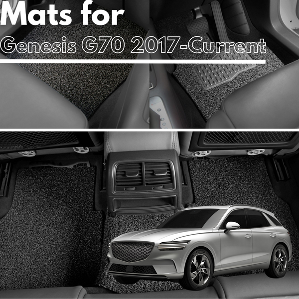 for Genesis G70 2017-Current, Premium Car Floor Mats