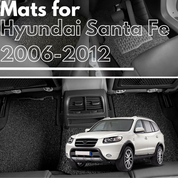 for Hyundai Santa Fe 2006-2012, Premium Car Floor Mats
