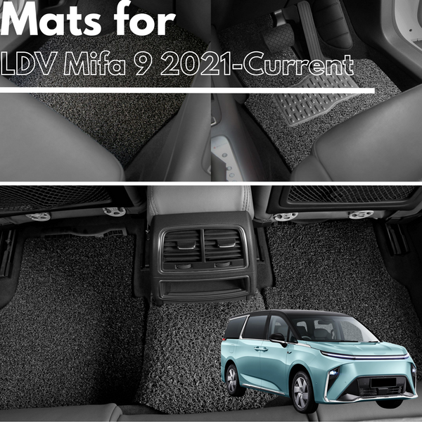 for LDV Mifa 9 (7 Seater)2021-Current, Premium Car Floor Mats
