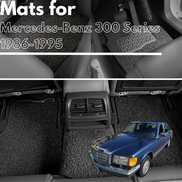 for Mercedes-Benz 300 Series (W124)1986-1995, Premium Car Floor Mats