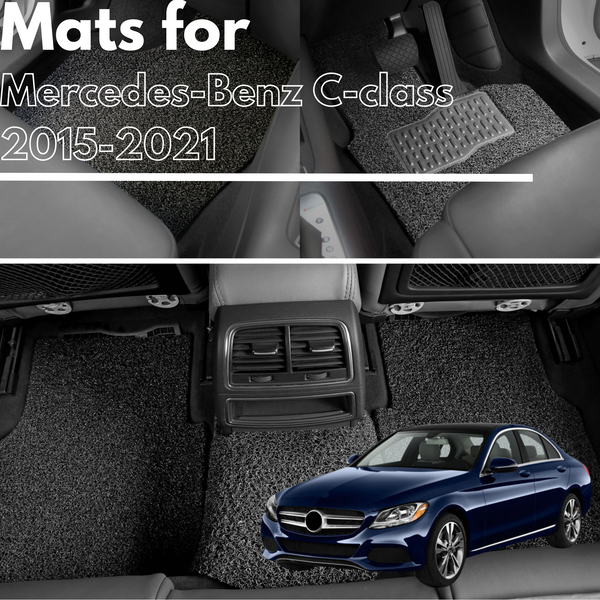 for Mercedes-Benz C-class Coupe/Cabriolet (W205)2015-2021, Premium Car Floor Mats