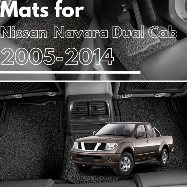 for Nissan Navara Dual Cab (D40 ST/STX)2005-2014, Premium Car Floor Mats
