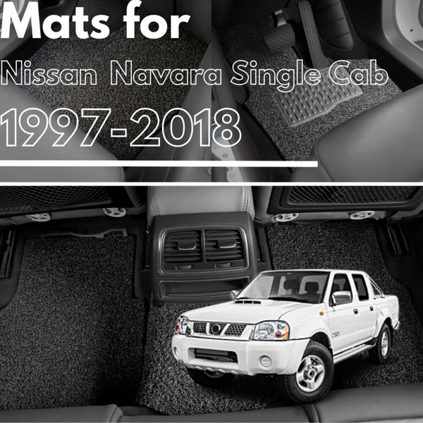 for Nissan Navara Single Cab (D22)1997-2018, Premium Car Floor Mats