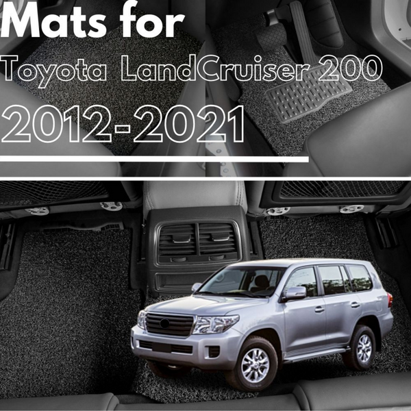 for Toyota LandCruiser 200 (GX GXL)2012-2021, Premium Car Floor Mats