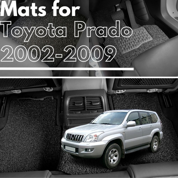 for Toyota Prado (J120)2002-2009, Premium Car Floor Mats