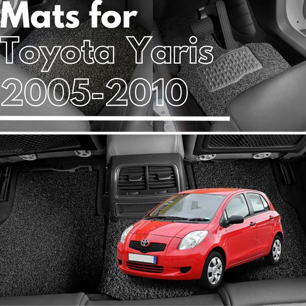 for Toyota Yaris 2005-2010, Premium Car Floor Mats