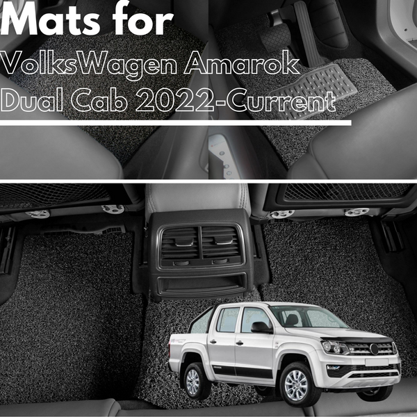 for All-new VolksWagen Amarok Dual Cab 2022-Current , Premium Car Floor Mats, New Arrival!