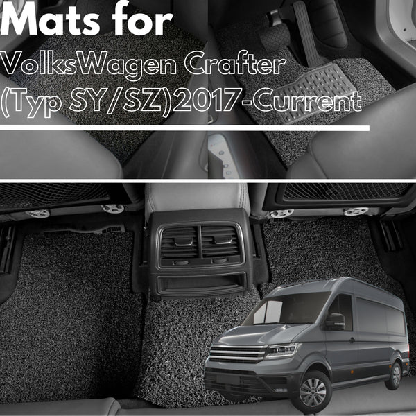 for VolksWagen Crafter (Typ SY/SZ)2017-Current, Premium Car Floor Mats