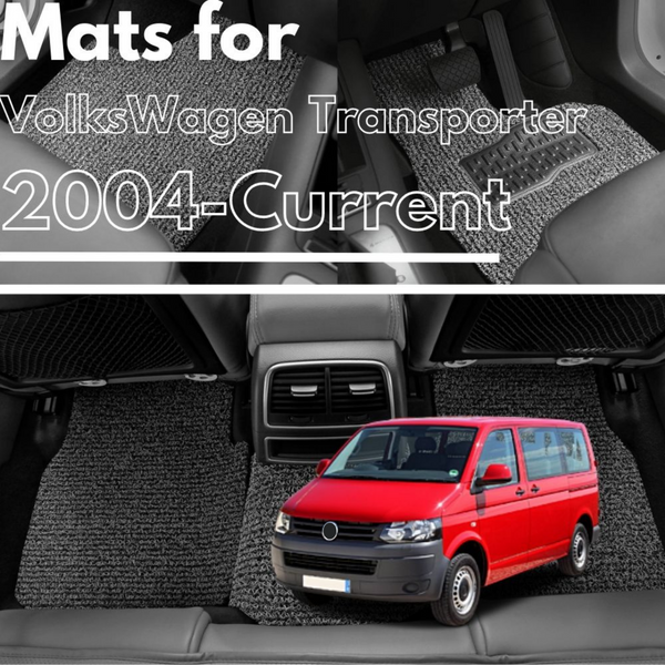 for VolksWagen Transporter 2004-Current, Premium Car Floor Mats