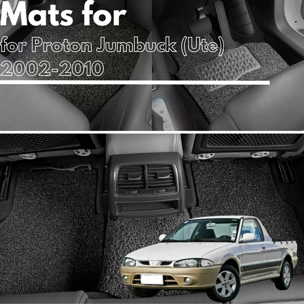 for Proton Jumbuck (Ute)2002-2010, Premium Car Floor Mats