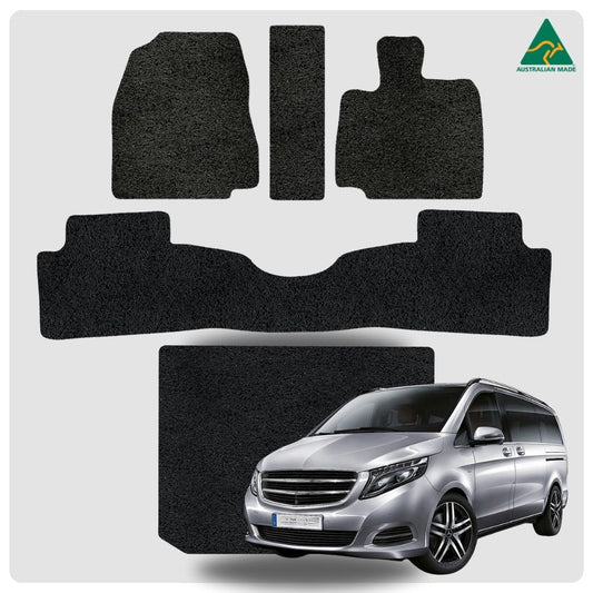 for Mercedes-Benz V-Class (3rd Gen, W447)2014-Current, Premium Car Floor Mats