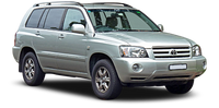 Toyota Kluger  2001 2002 2003 2004 2005 2006 2007