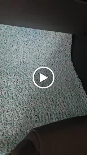 Bondi Blue CarMatsCulture mats installed in a customer vehicle