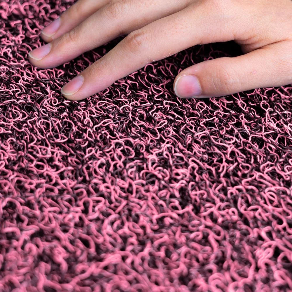 Close view of the Taffy Pink AeroLoop surface and backing